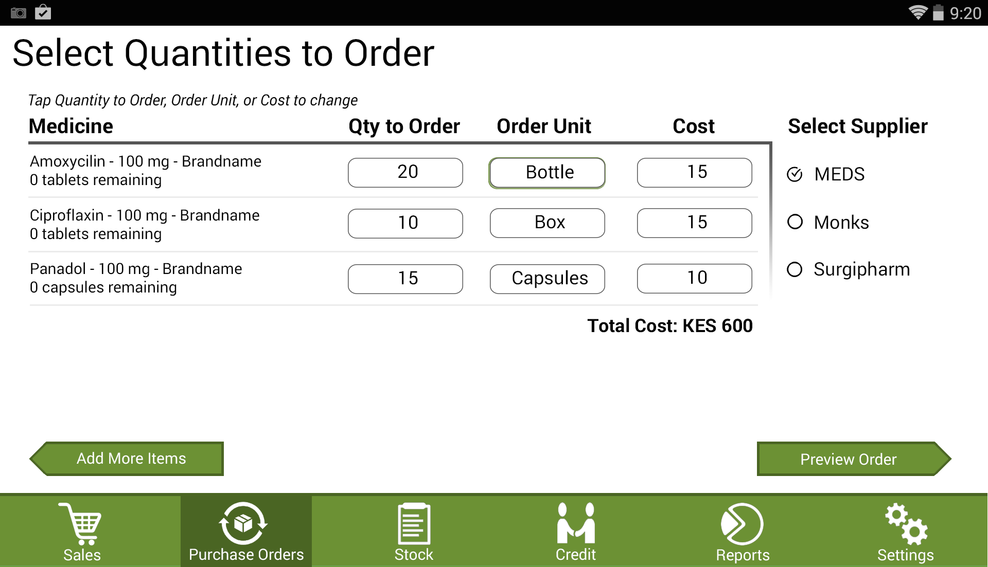 Miti Health app interface