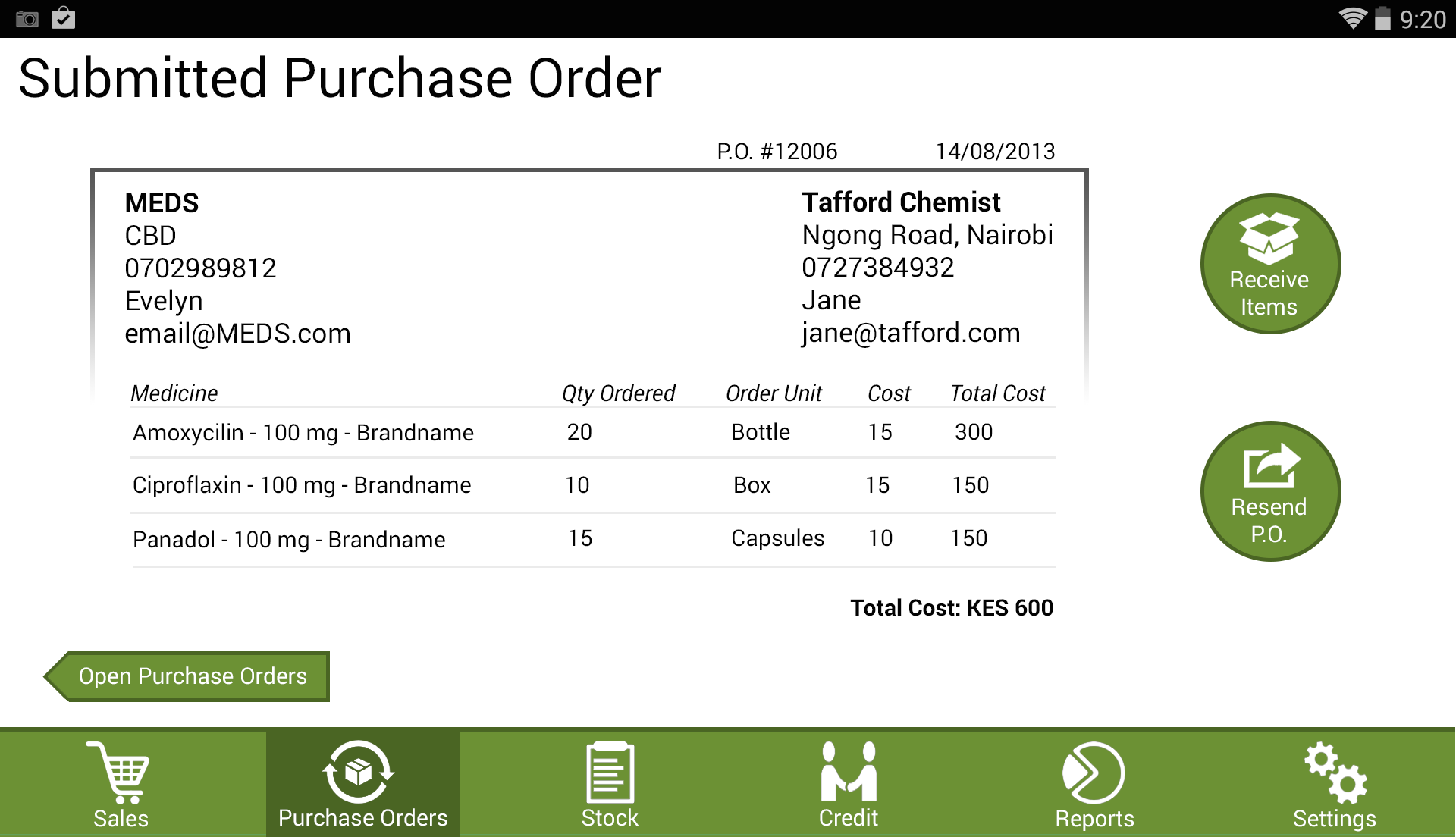 Miti Health app interface