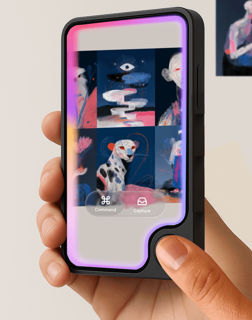 Camera passthrough with UI overlay